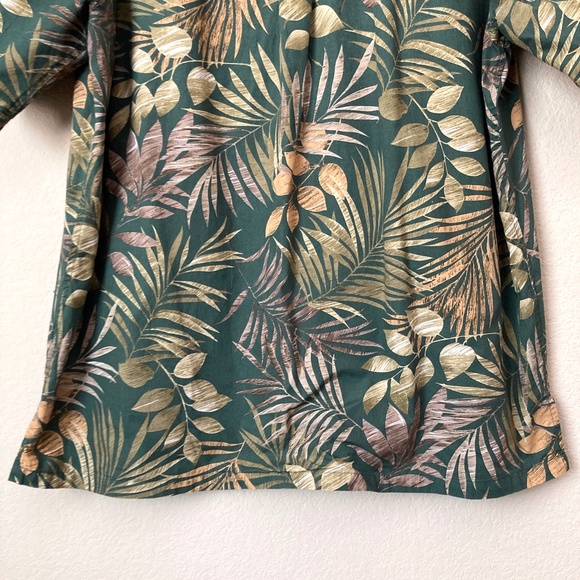 Cooke Street XL Honolulu Tropical Palm Print Button Down Short Sleeve Shirt - Picture 9 of 9